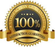 100% Satisfaction Guaranteed Seal